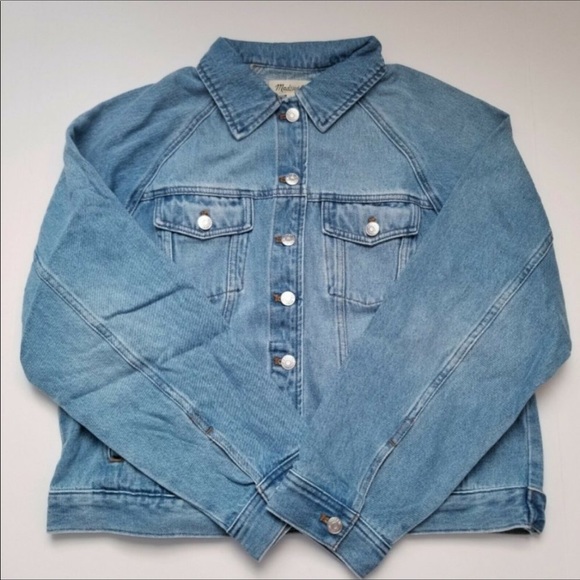 Madwell oversized denim jacket NWT size S … - Picture 8 of 9